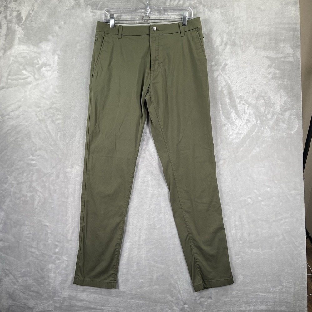 Birddogs Pants Mens 32x31 Lined Performance Chino Classic Fit Stretch Minimal